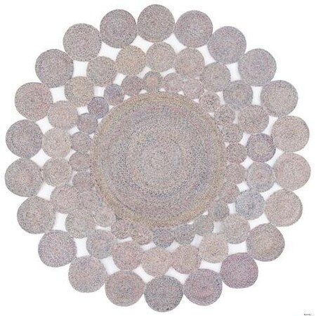 Safavieh 7 x 7 ft. Cape Cod Round Area Rug, Blue & Yellow CAP226C-7R